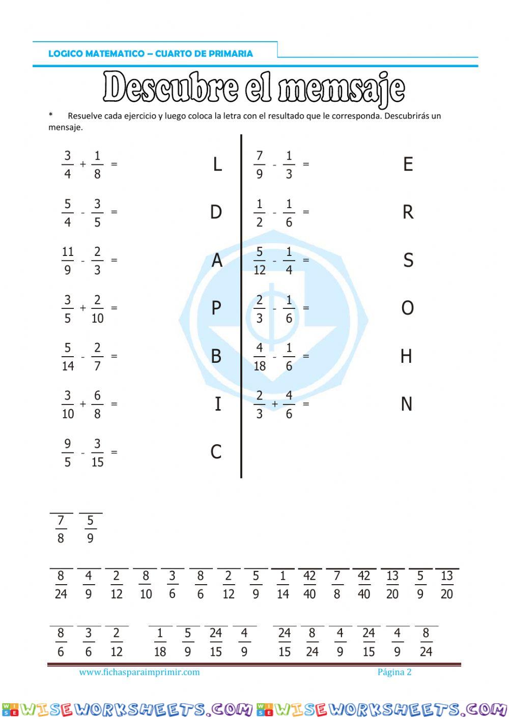 worksheet