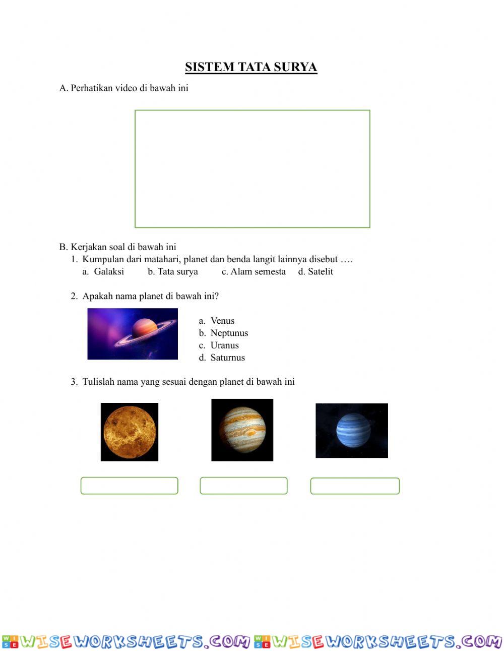 worksheet