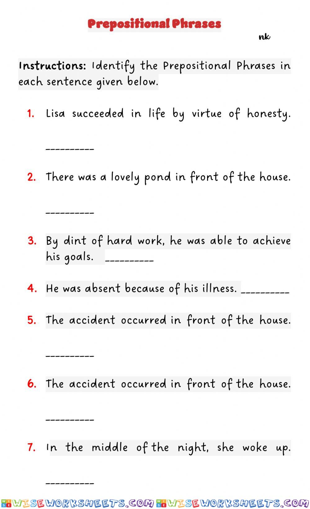 worksheet