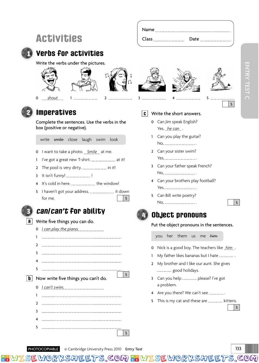 worksheet