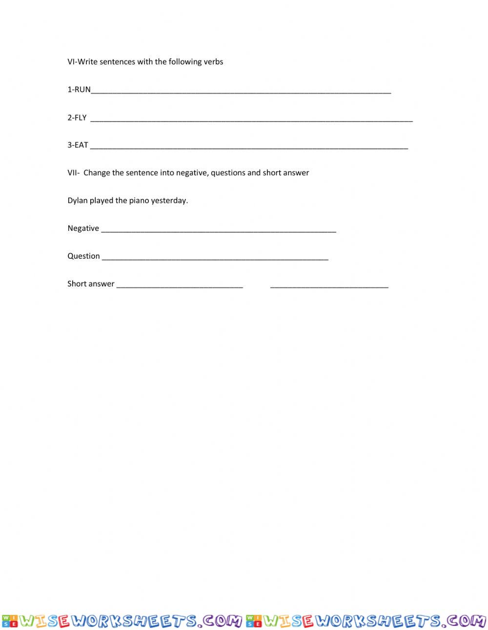 worksheet