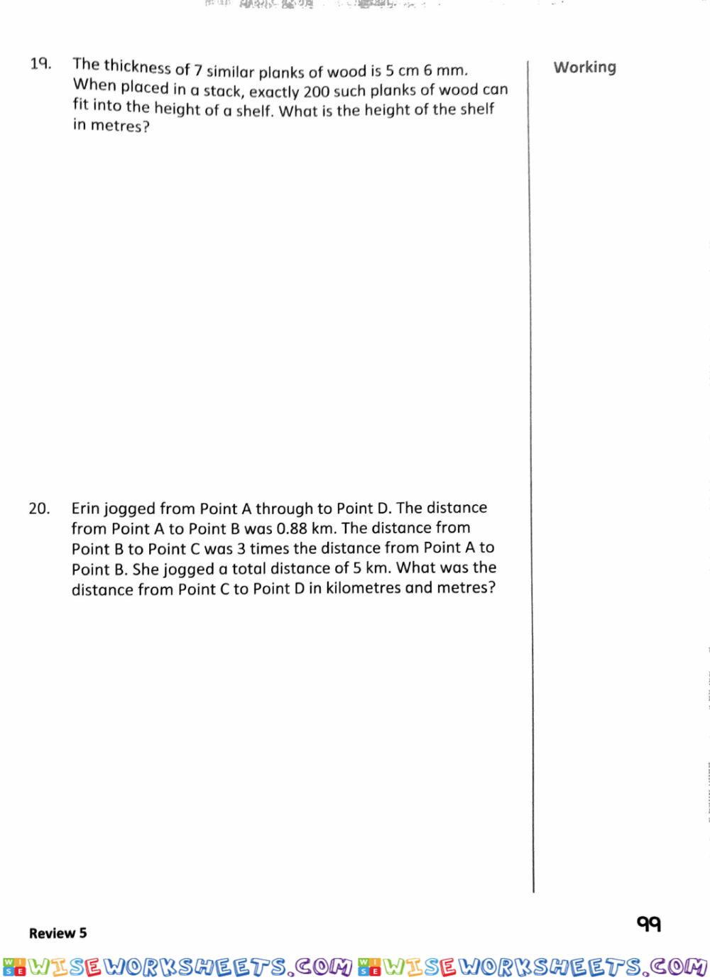 worksheet