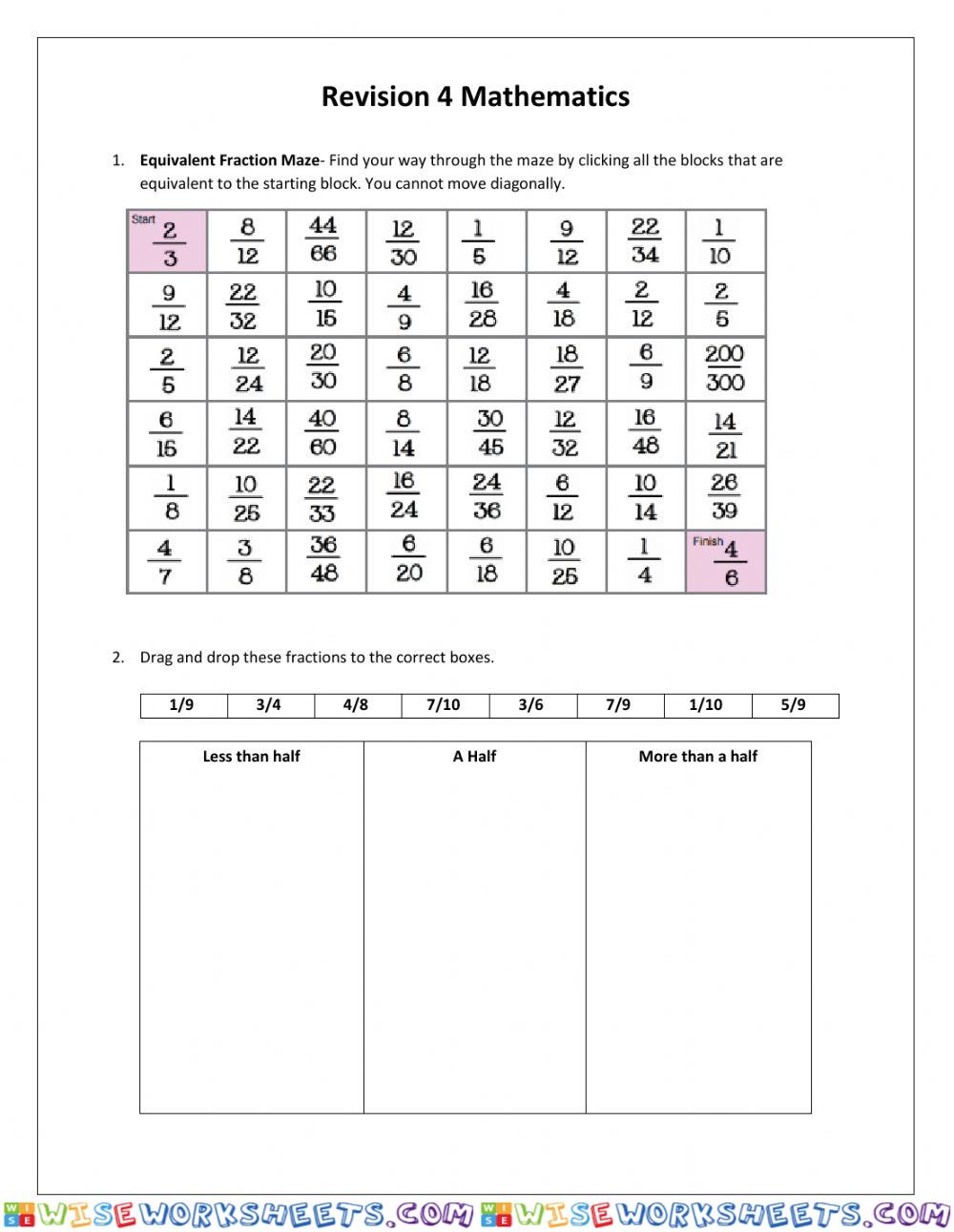 Math Revision 4