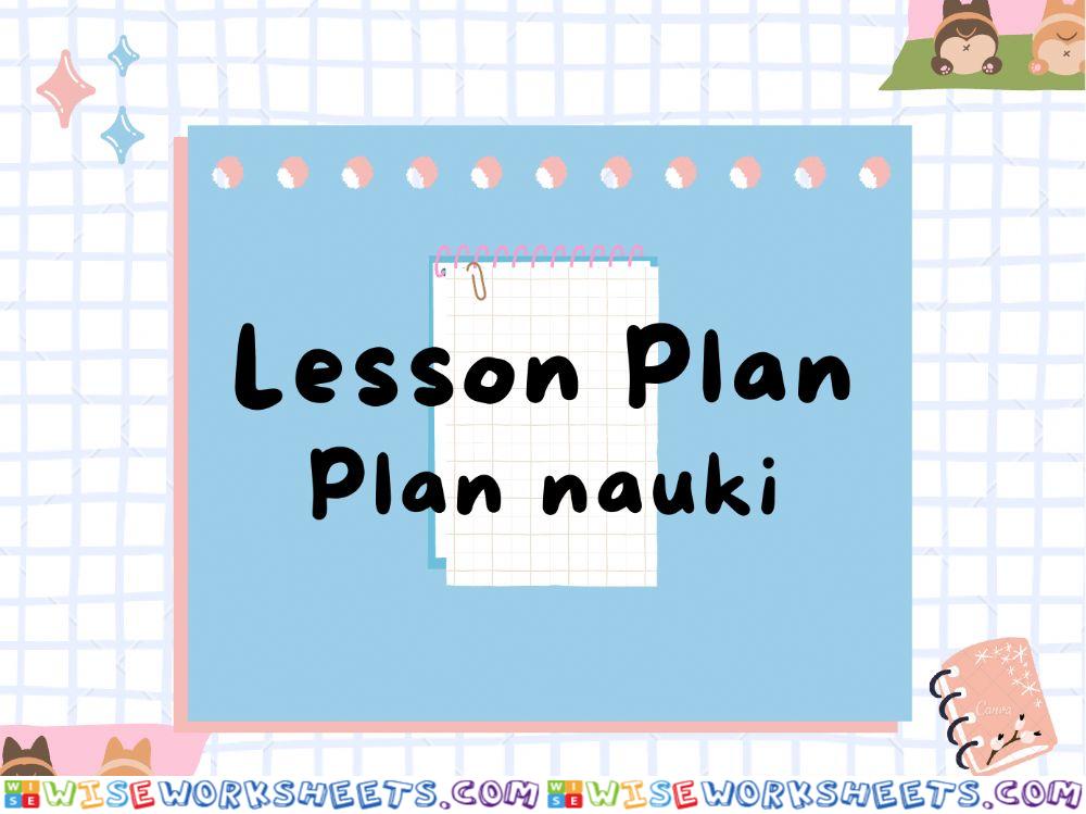 Lesson plan