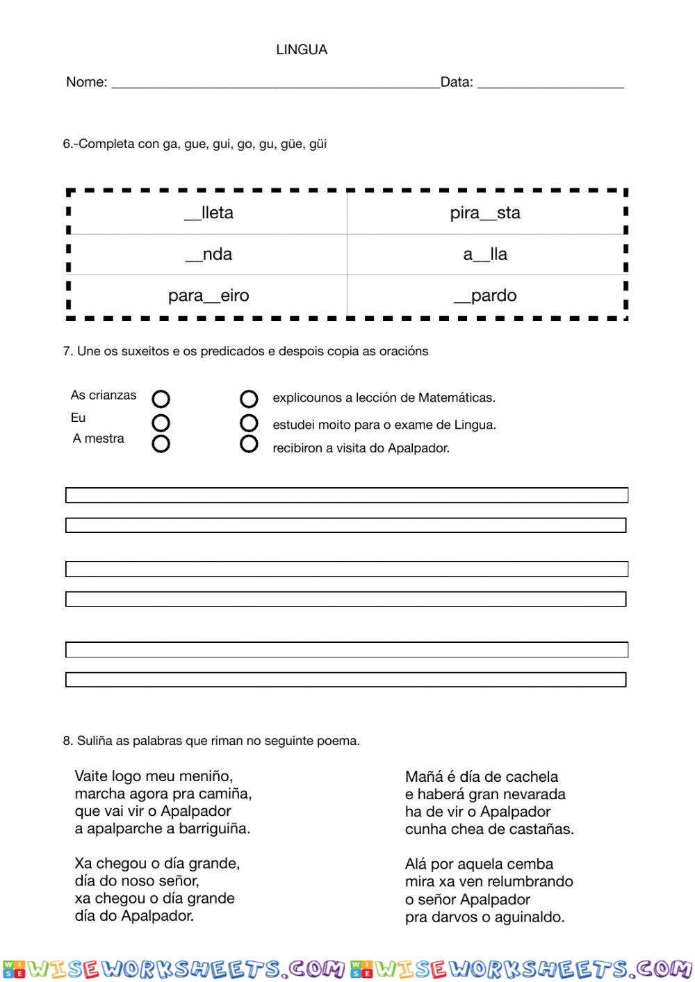 worksheet