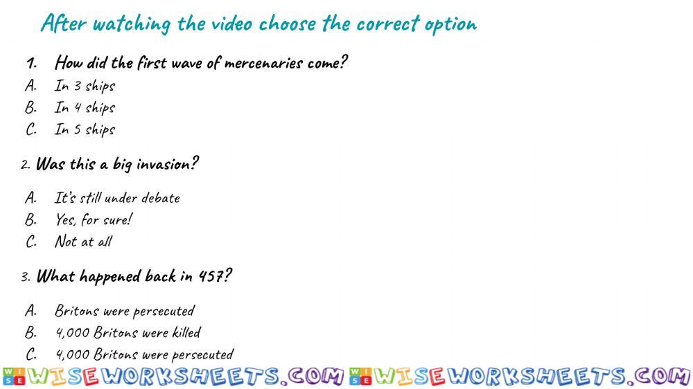 worksheet