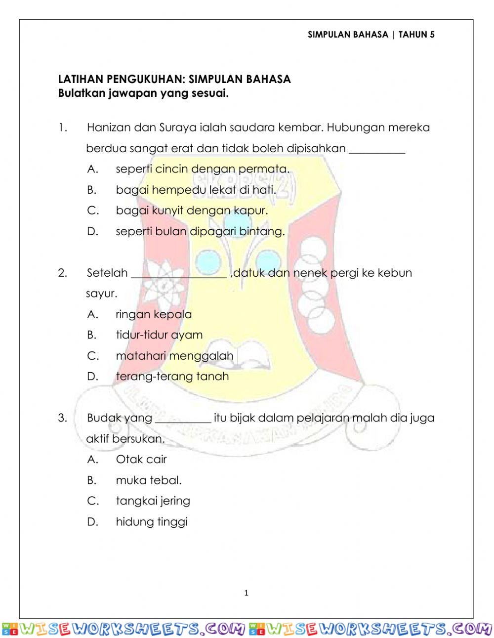 Simpulan bahasa