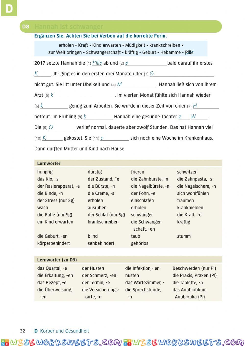 B1 Lek3 Wortschatz und Grammatik D8