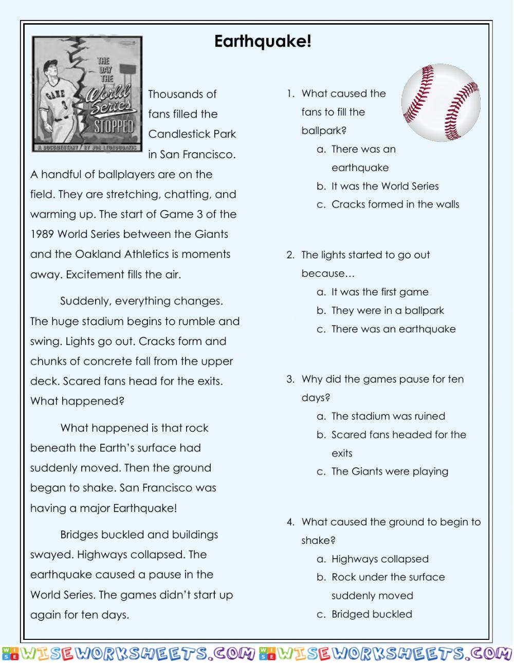 Earthquake Cause and Effect