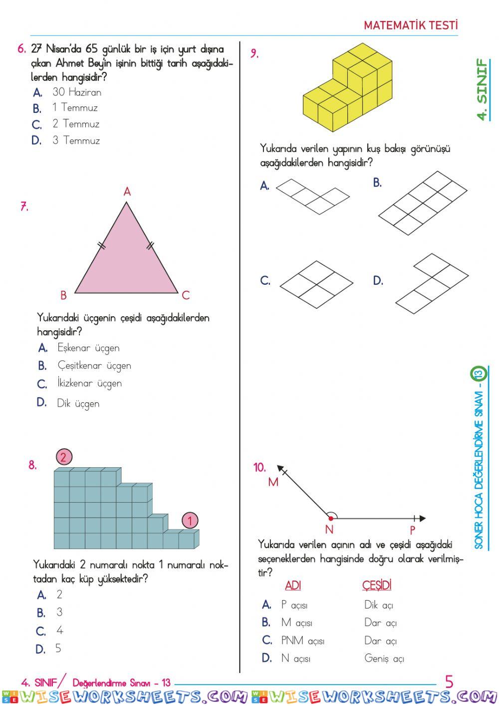 worksheet