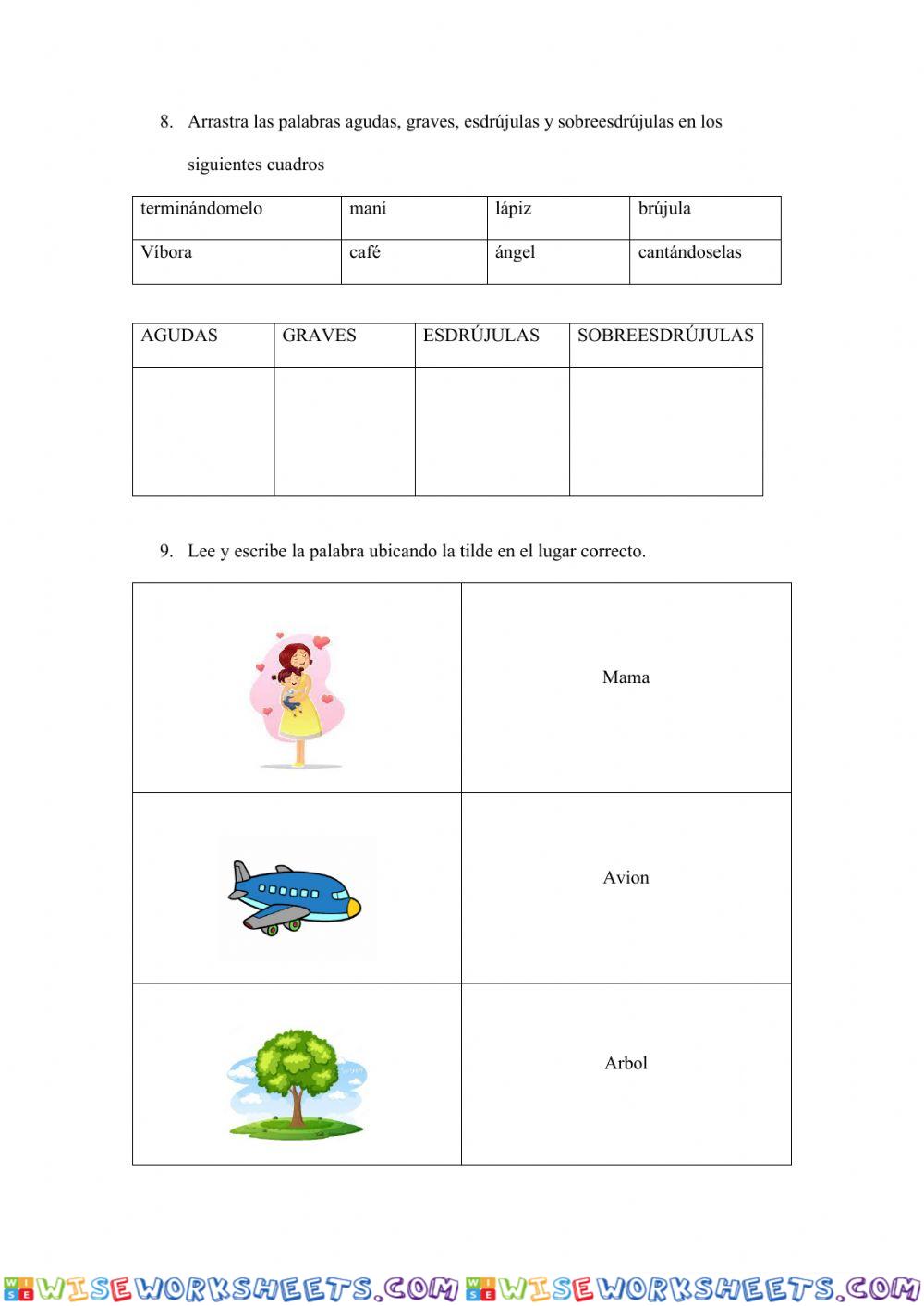 worksheet