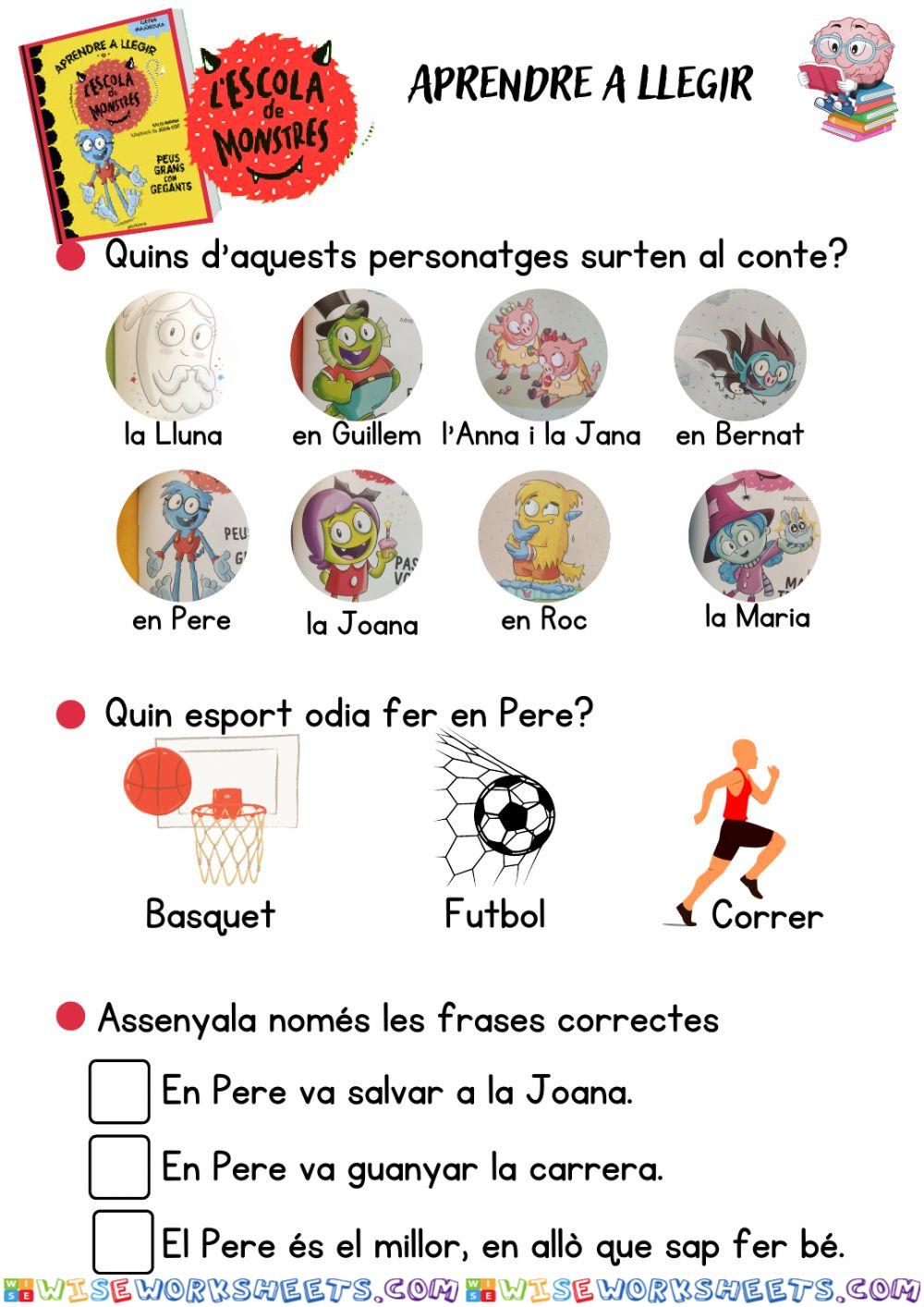 Peus grans com gegants- Escola de monstres