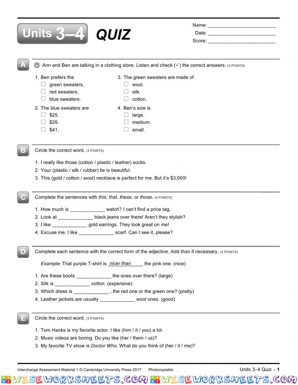 Unit 3-4