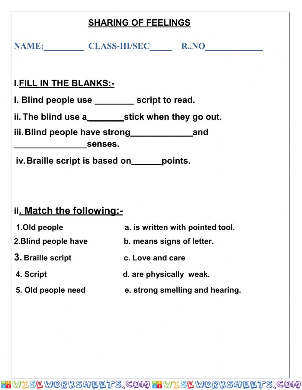 worksheet