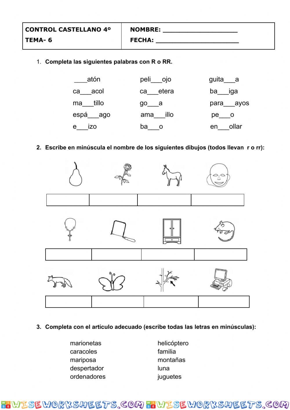 Control unidad 6