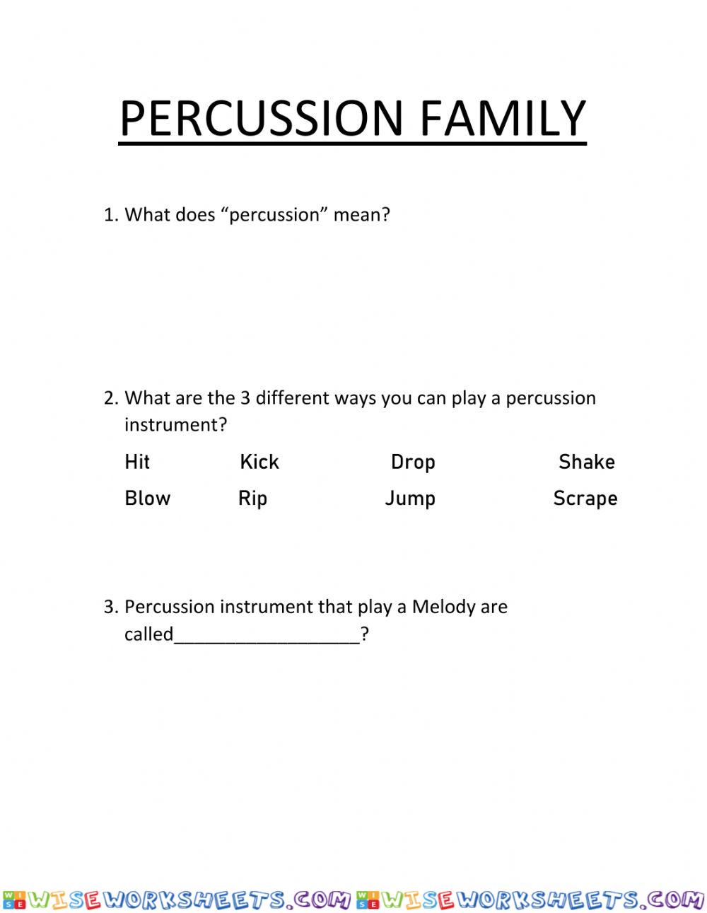 Percussion