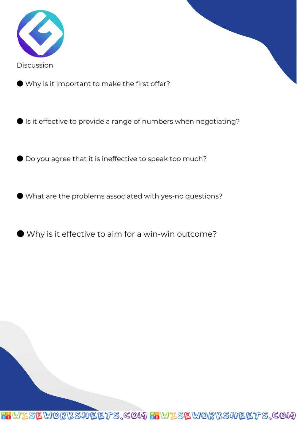 worksheet