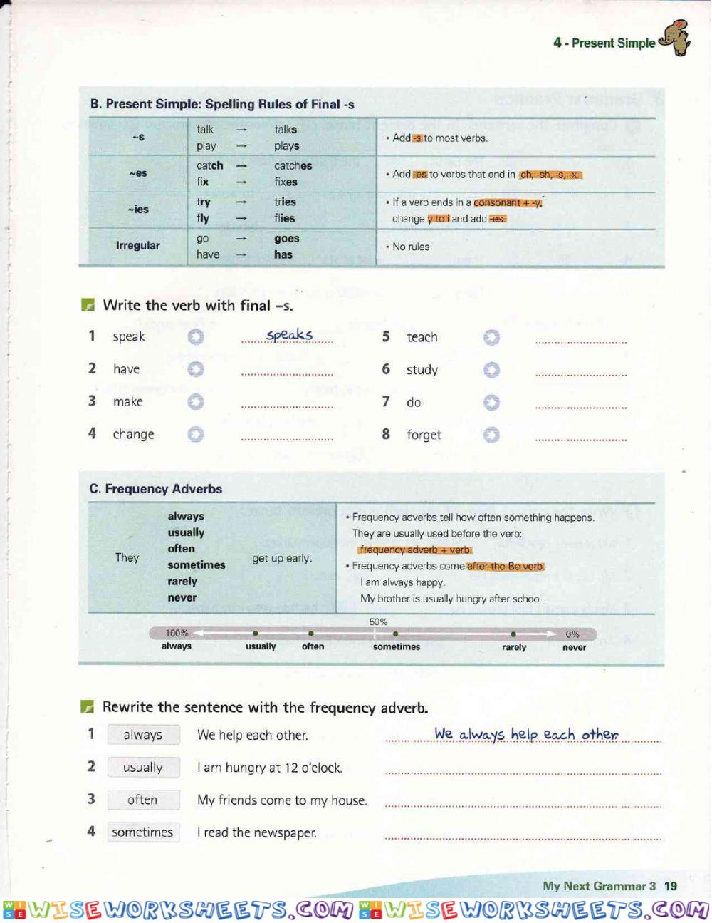 worksheet