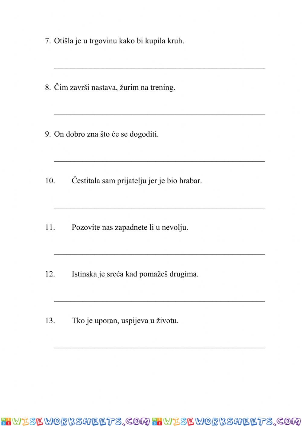 worksheet