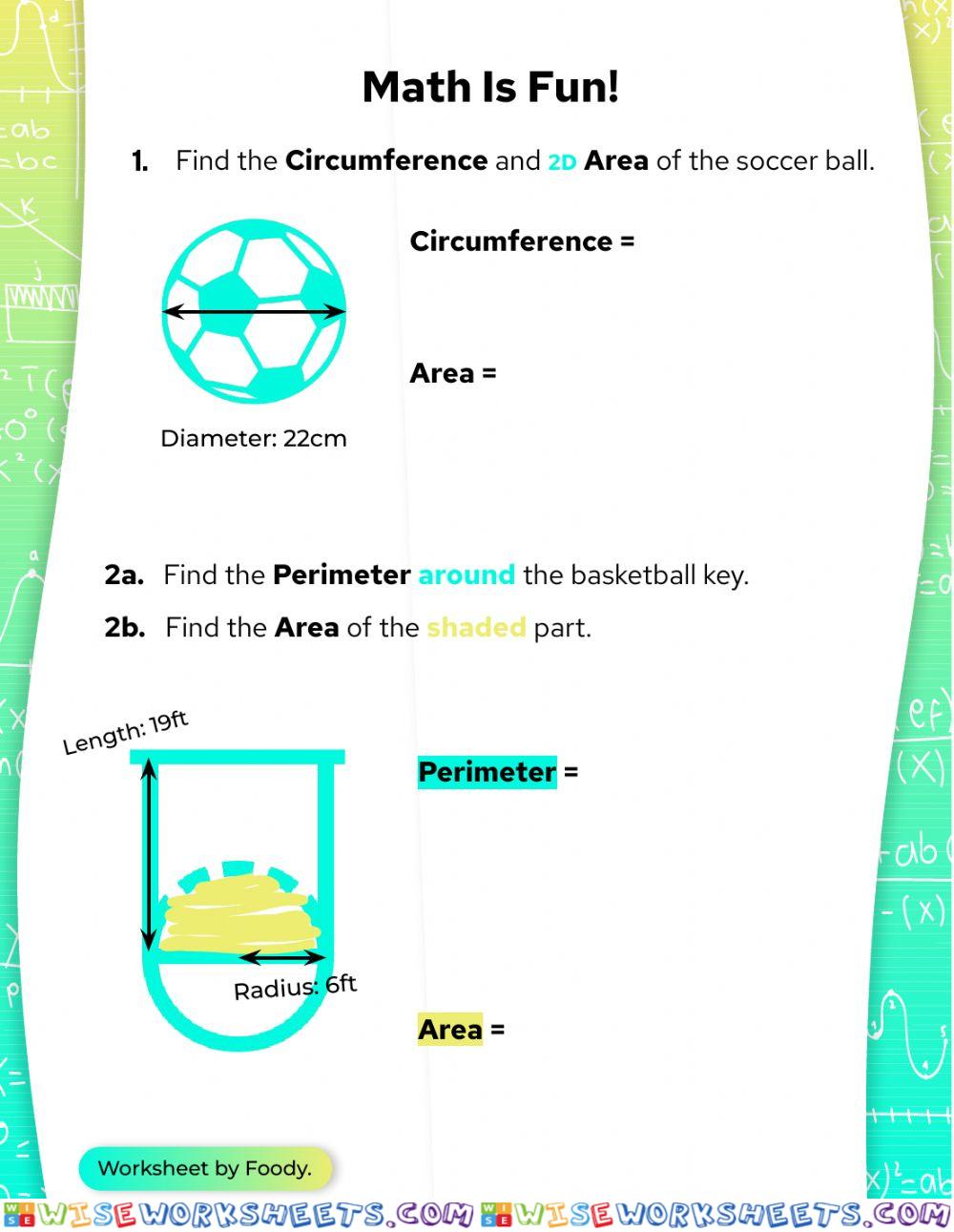Simple Math Questions - Circles