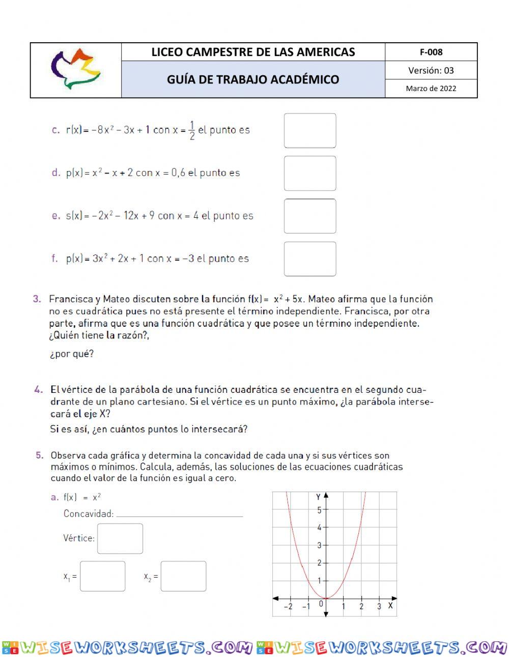 worksheet