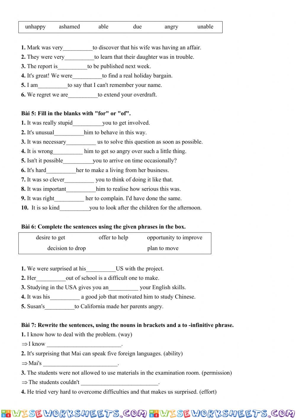 worksheet