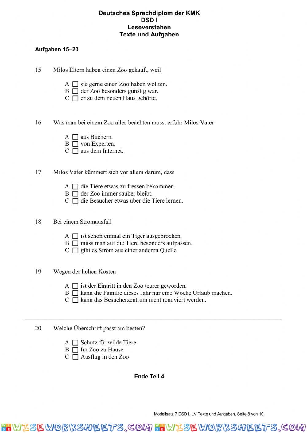 worksheet