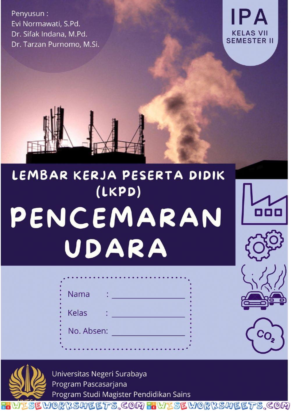 E-LKPD pencemaran udara