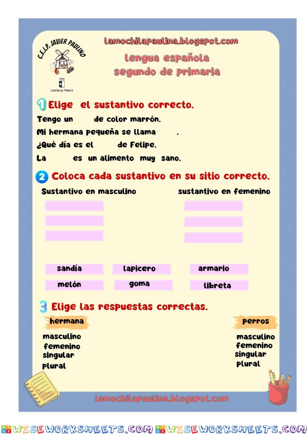 Los sustantivos