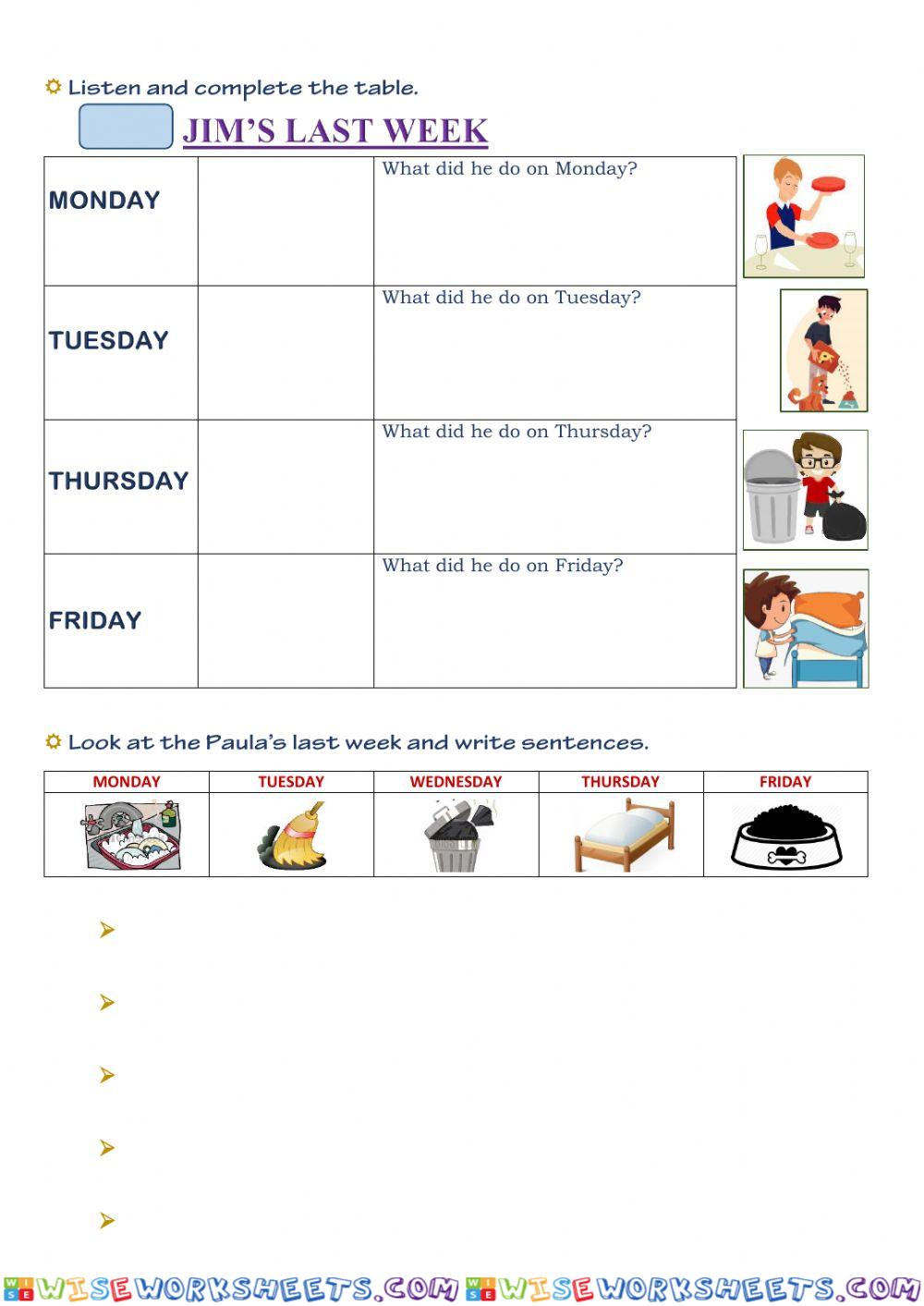 PAST TENSE - more irregular verbs - practice