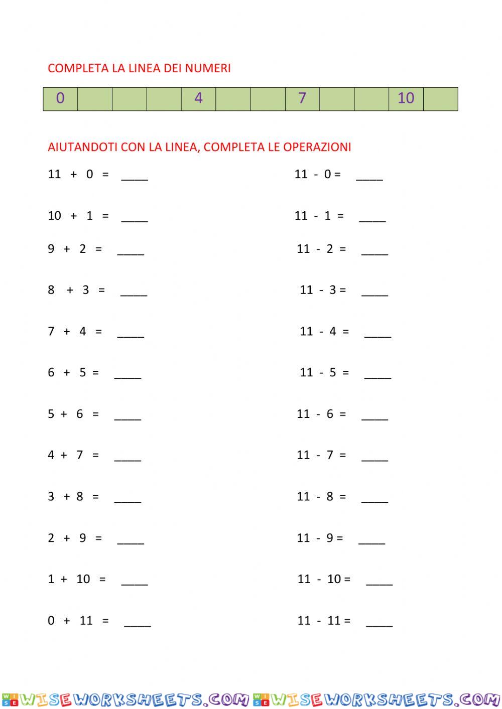 worksheet