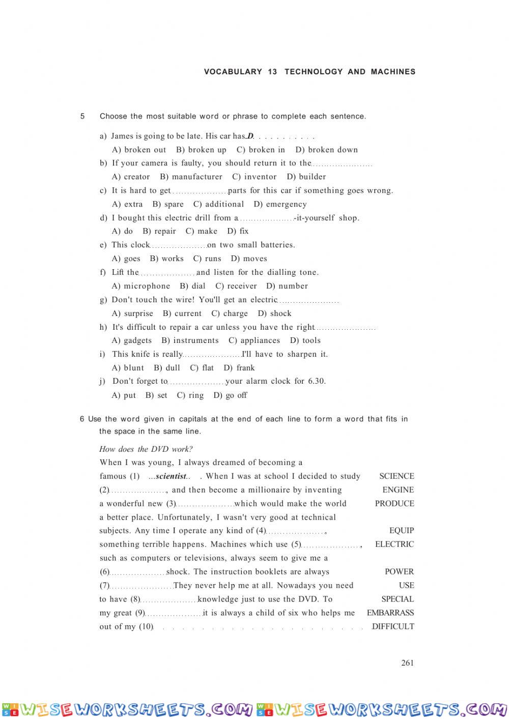 worksheet