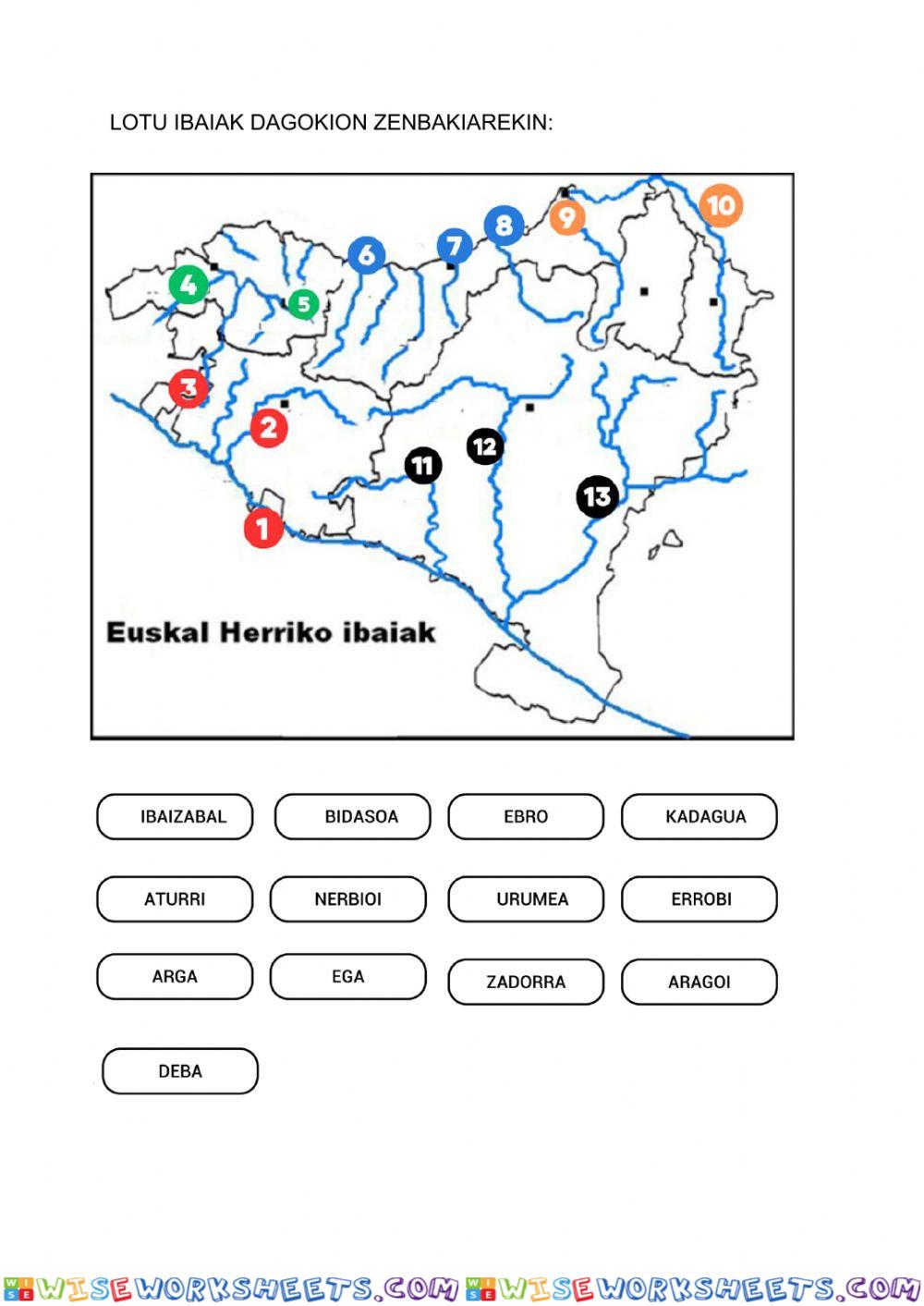 Euskal Herriko ibaiak