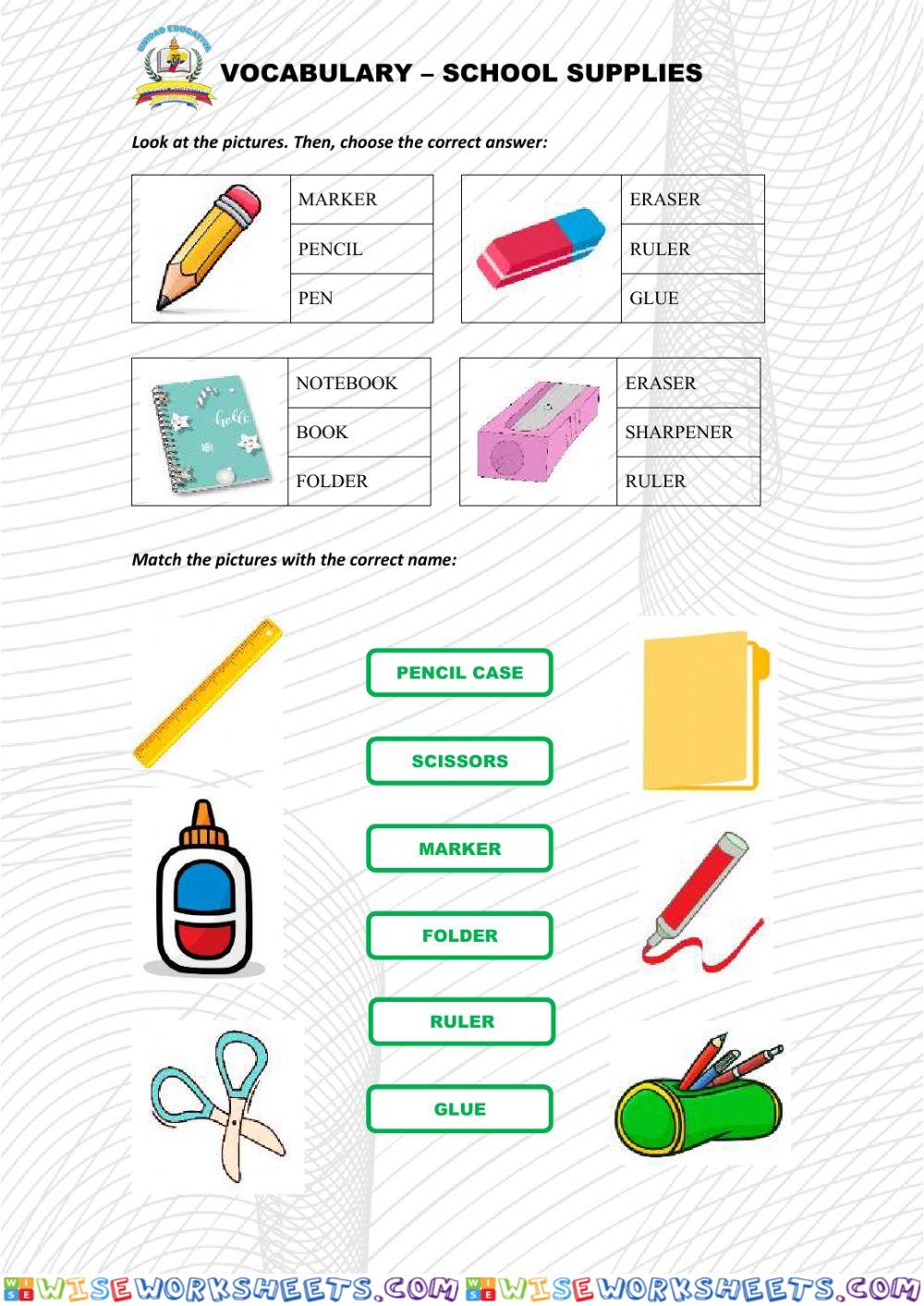 School supplies