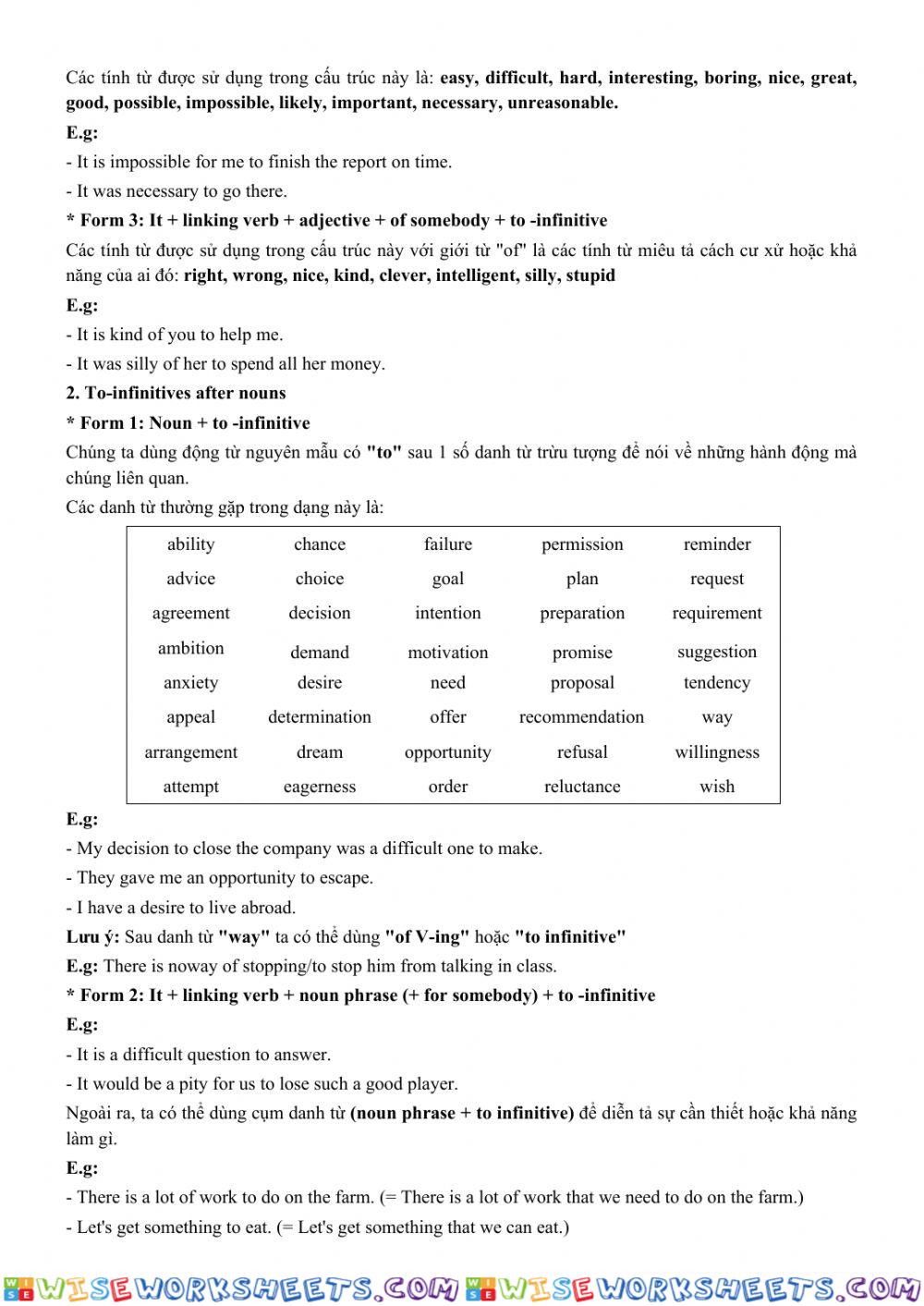 worksheet