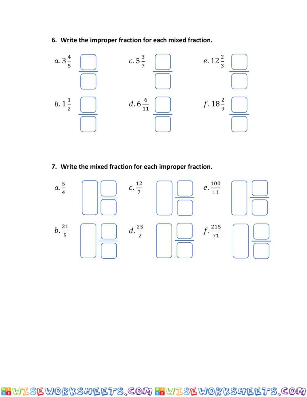 worksheet