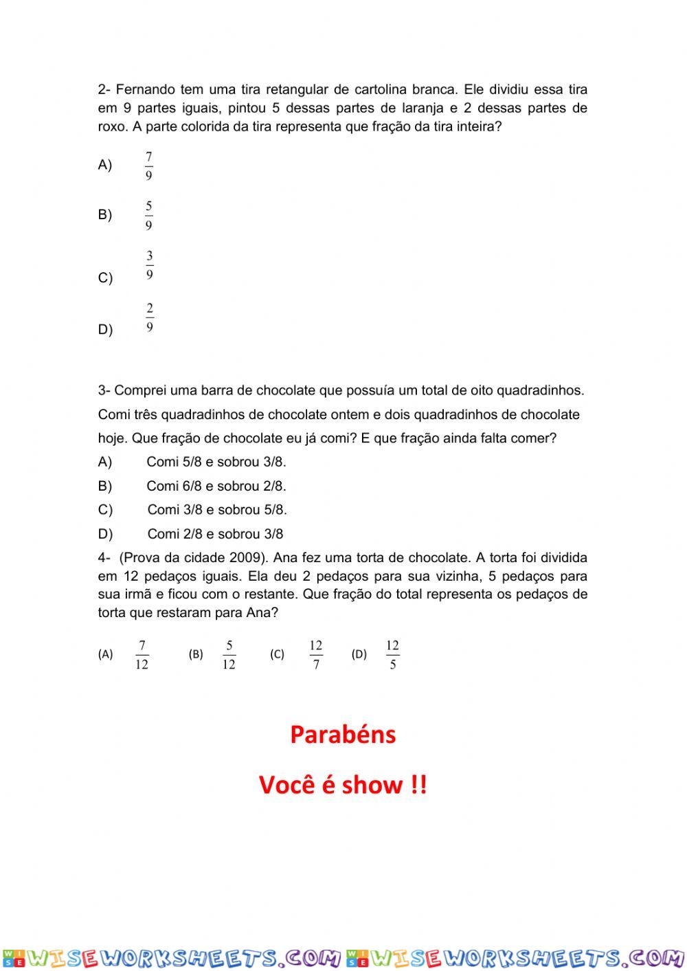 worksheet