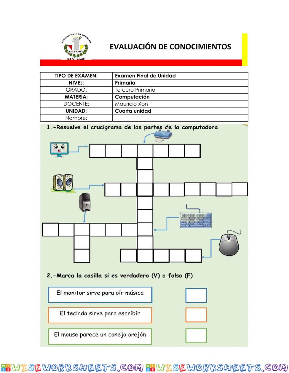 Examen Final de Computación