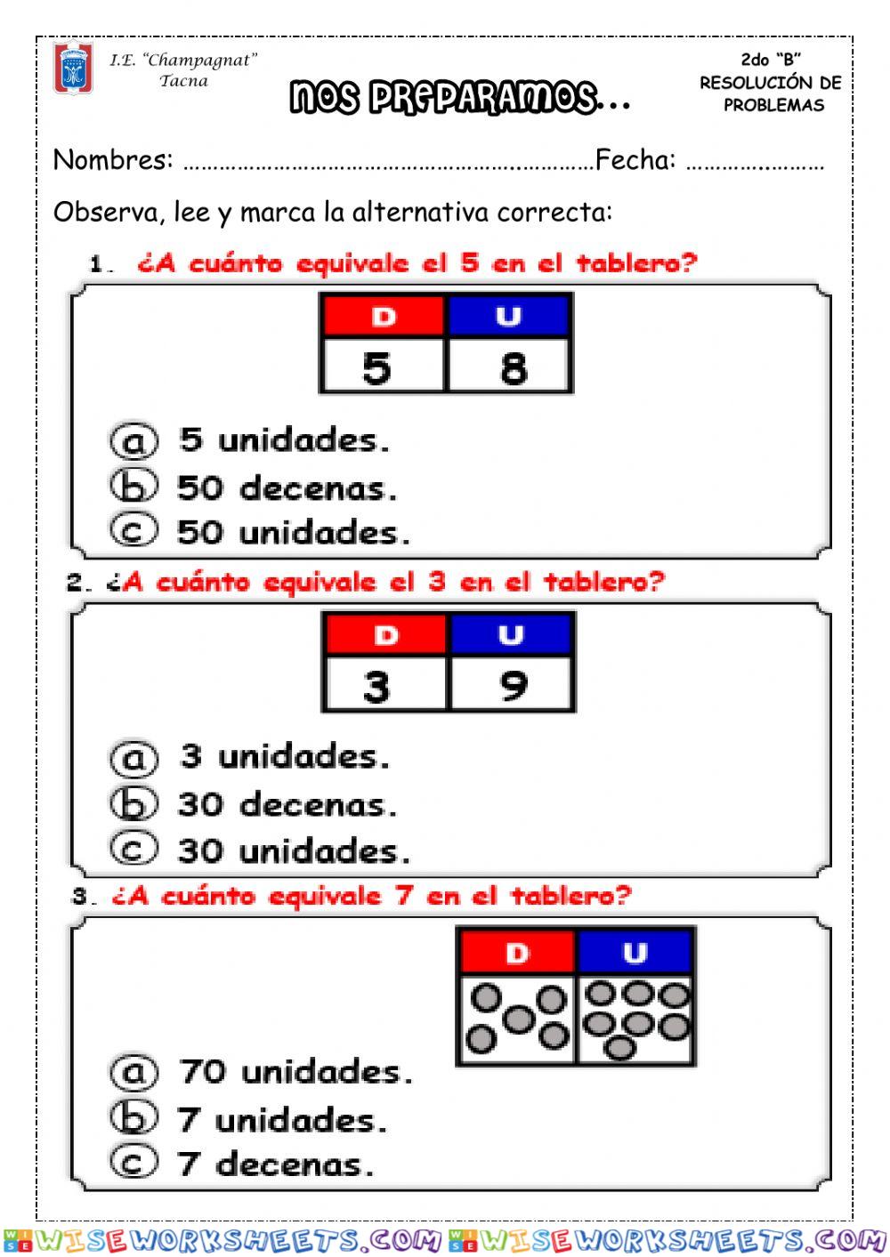 Descomposición de números