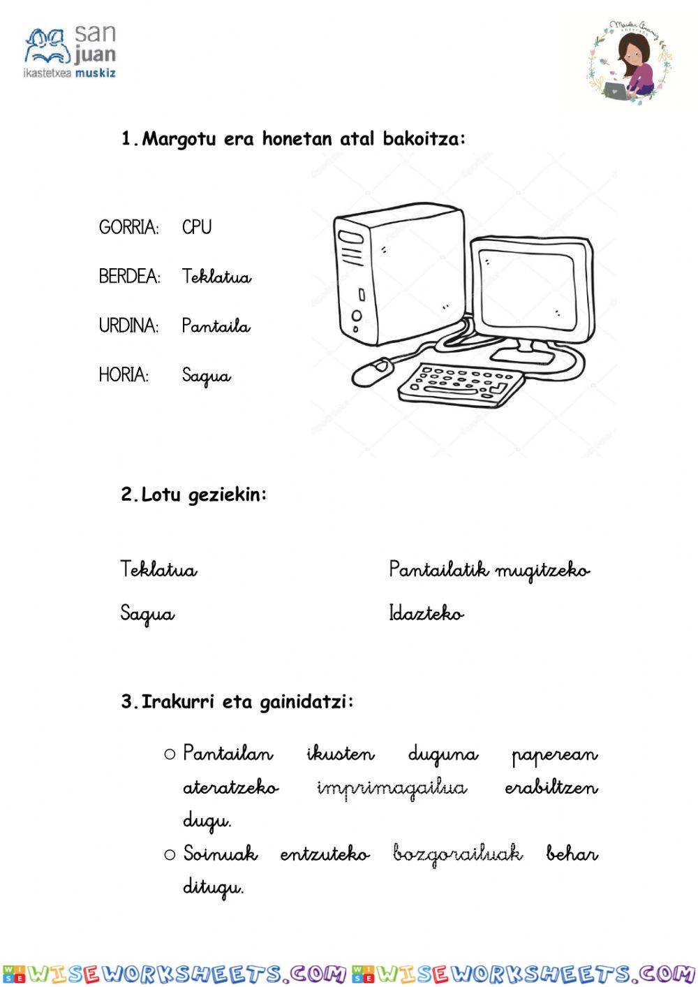 worksheet