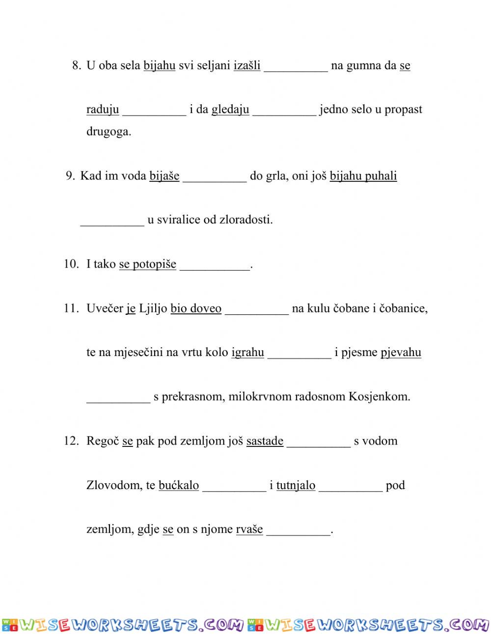 worksheet