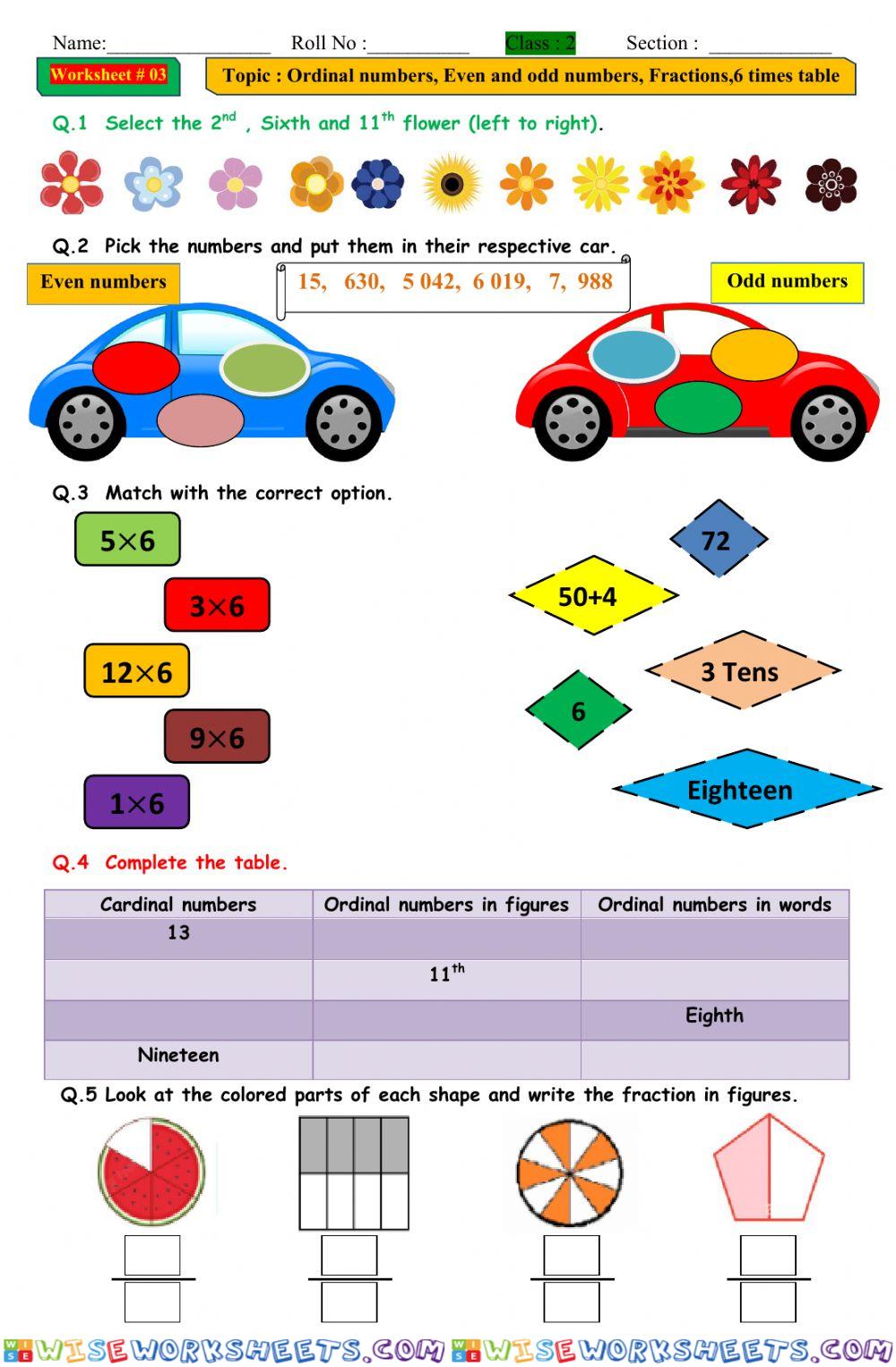 Worksheet - 03