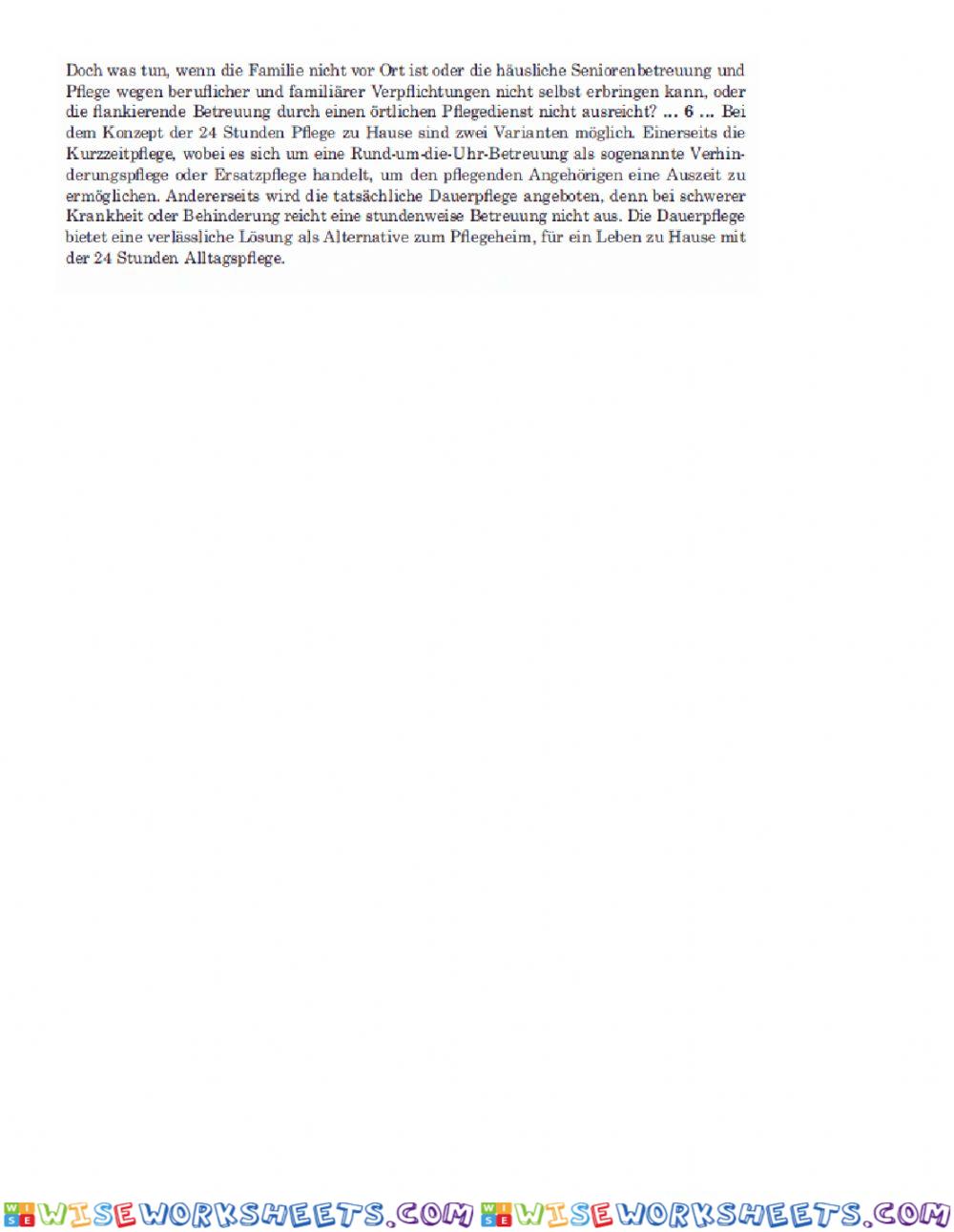 worksheet