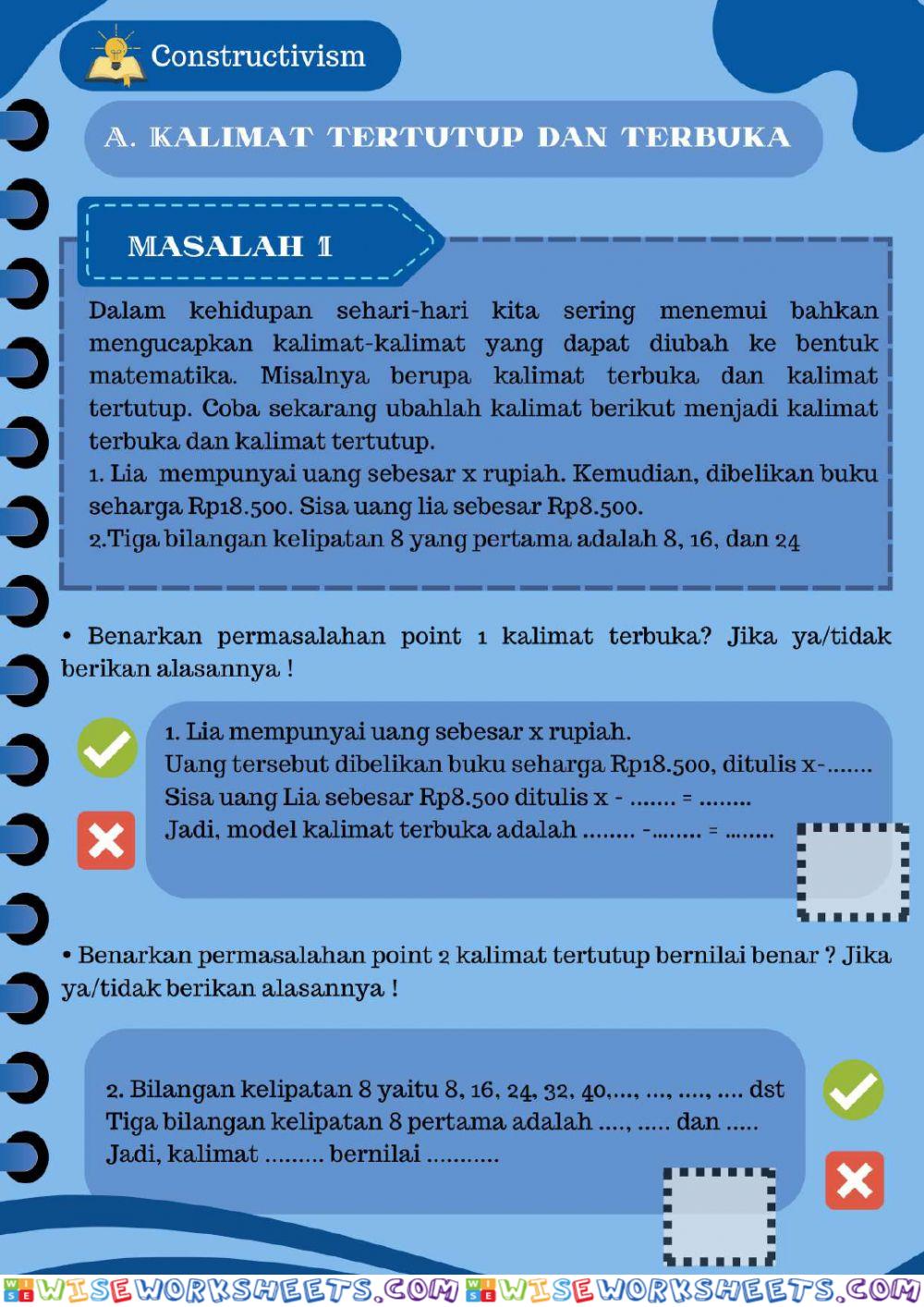 worksheet