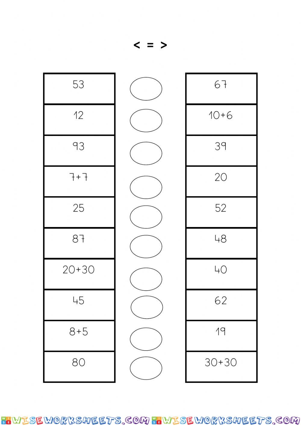 worksheet