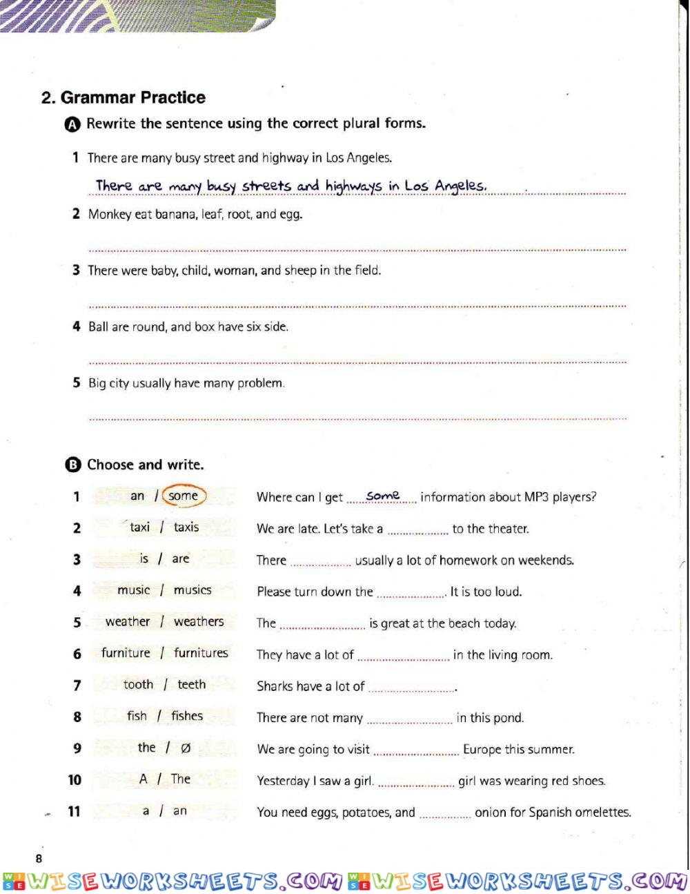 worksheet