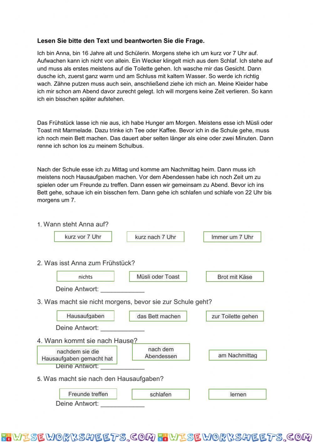 worksheet