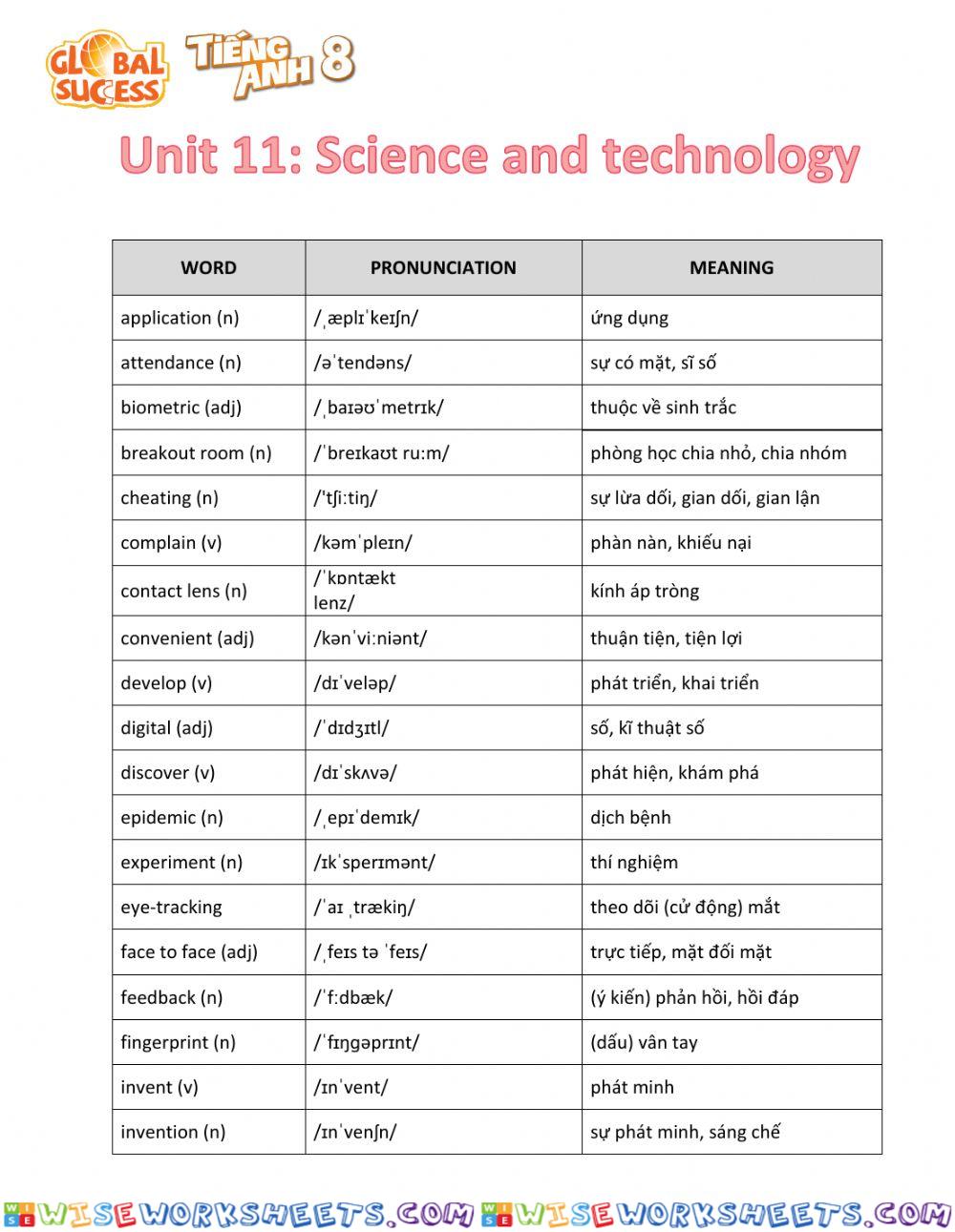worksheet