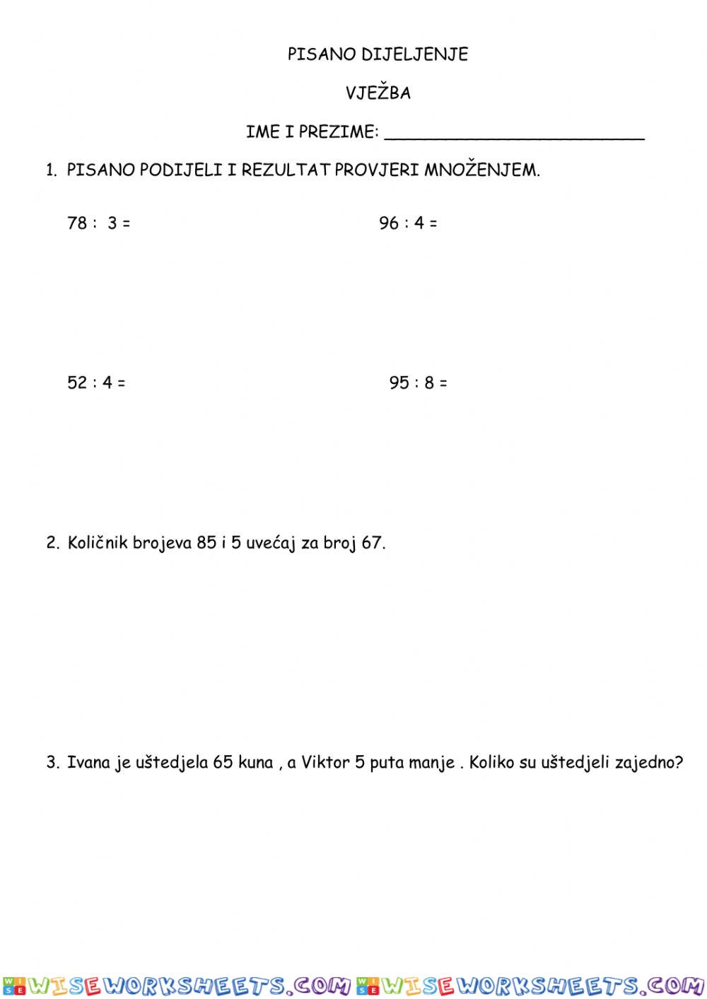 MATEMATIKA Pisano dijeljenje