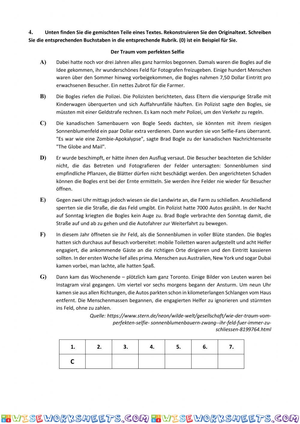 worksheet